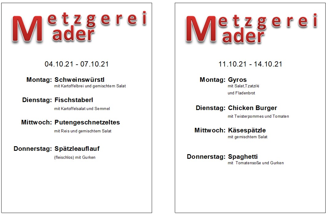 Speiseplan Schö KW 40+41, 2021-09-30