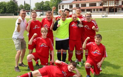 Double-Gewinner – Unser Team gewinnt auch das Bezirksfinale Fußball der Förderzentren!