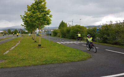 Fahrradprüfung auf dem Deggendorfer Fahrradplatz