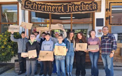 Betriebsbesichtigung Schreinerei Hierbeck in Schöllnach